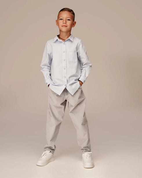 BLUE COTTON SHIRT